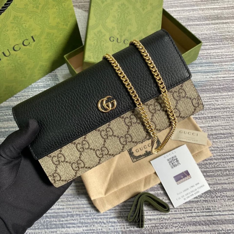 Gucci GG Marmont Chain Wallet view 6