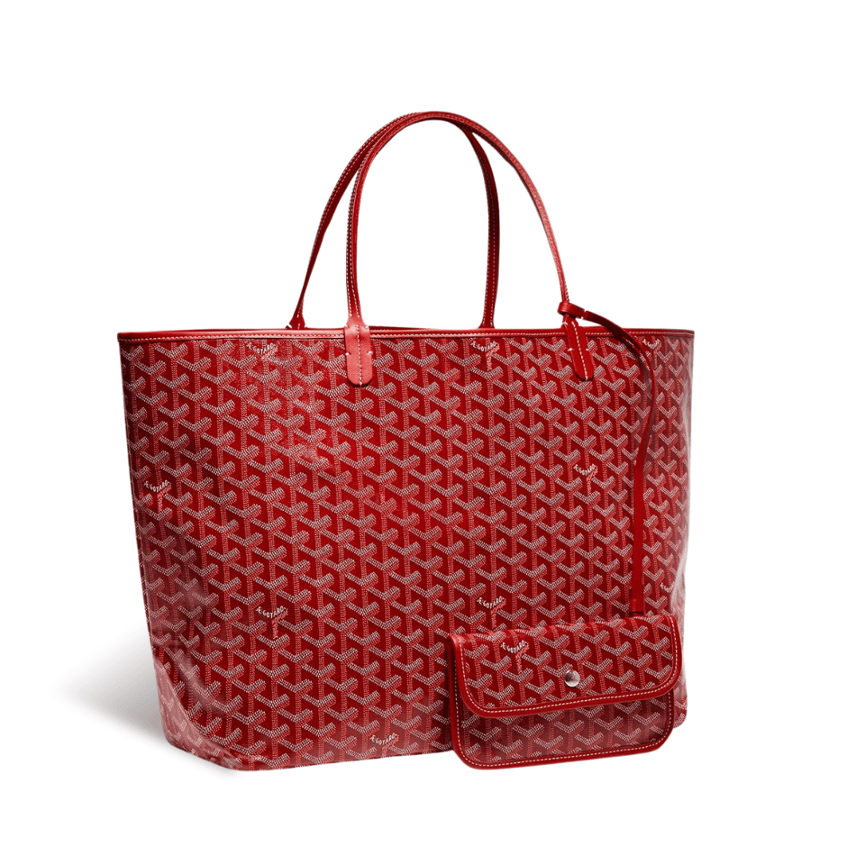 Goyard Saint Louis Gm 40Cm Red Canvas view 2