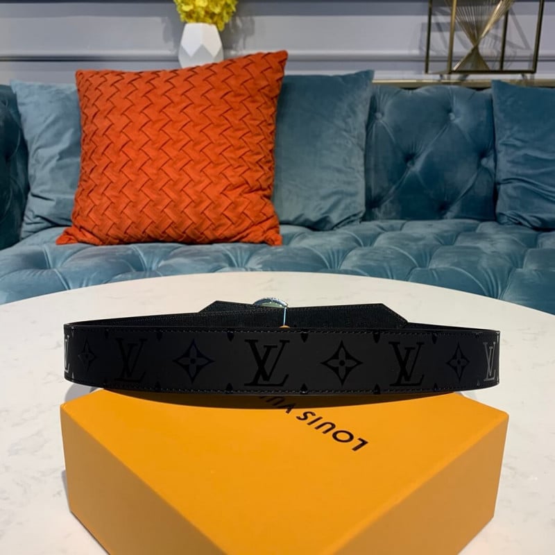 Louis Vuitton LV Circle 30mm Reversible Belt M0139W Silver view 6