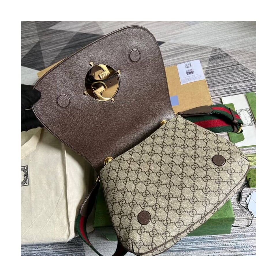 Gucci Blondie Medium Shoulder Bag With Round Interlocking G view 14