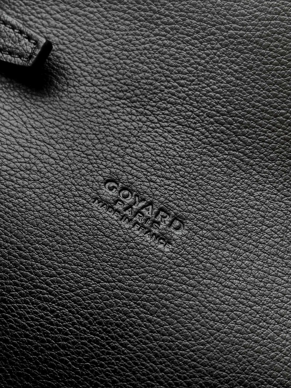 Goyard Chypre Wallet-Pouch 21 Cm Black Goyardine Canvas And Calfskin view 7