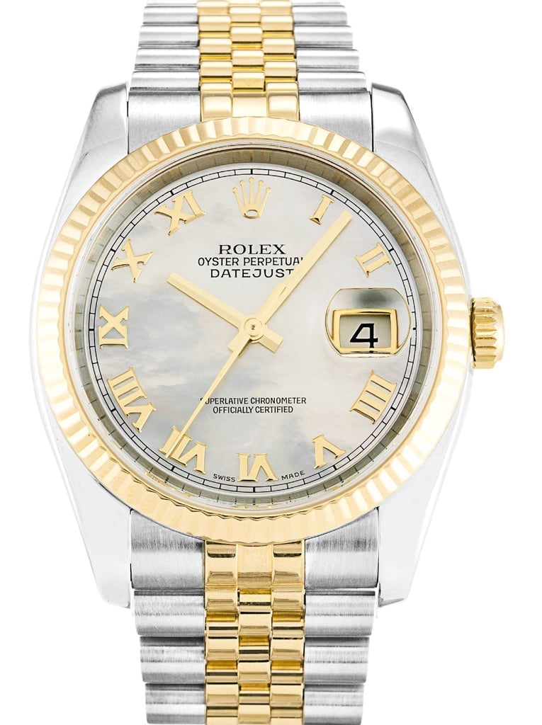 Rolex Datejust 36mm Mother of Pearl – White Dial 116233 view 2