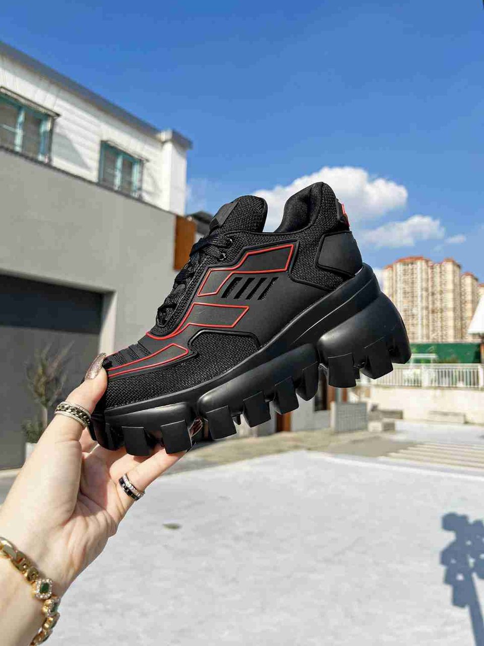 Prada Cloudbust Thunder Sneakers With Black And Red 2Eg2933Lgnf0002 view 8