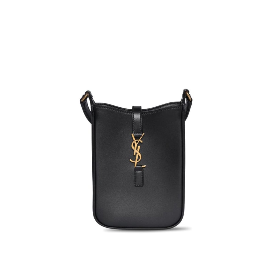 Saint Laurent Le 5 A 7 Mini Vertical Bag Black 18Cm