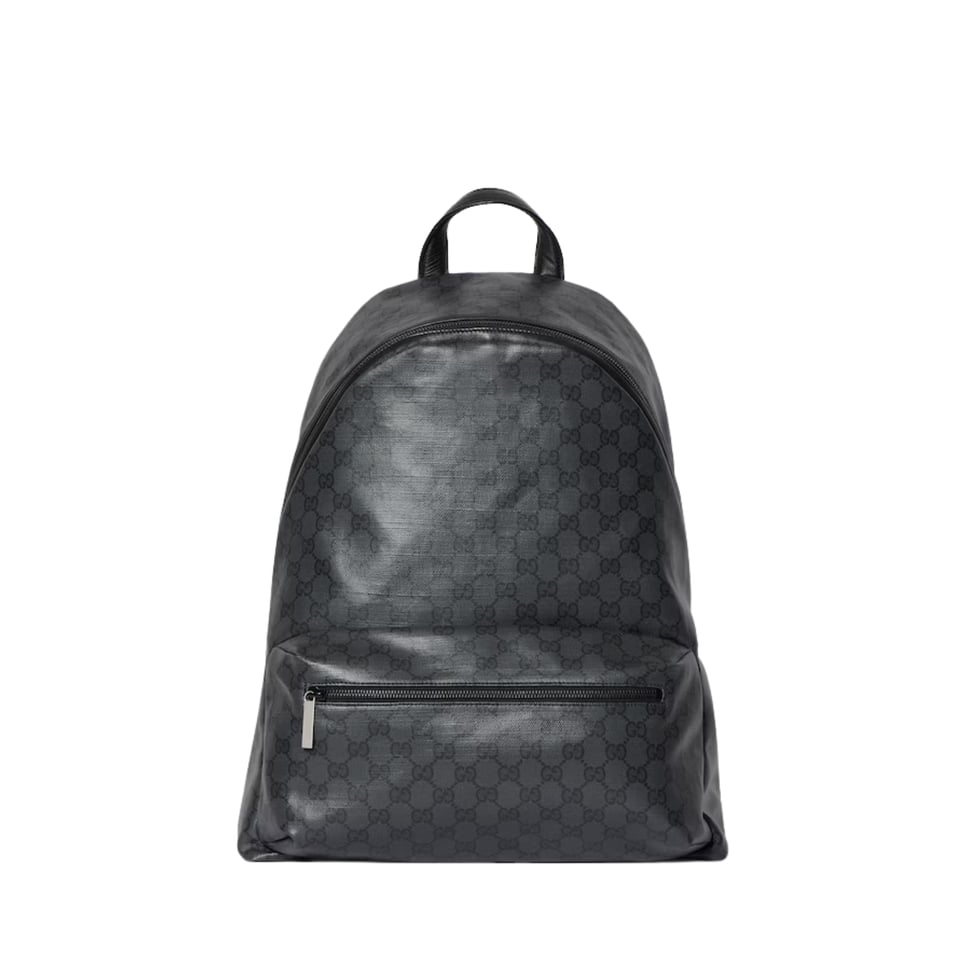 Gucci Essence Classic Medium Backpack A0020S Black GG 34cm/13.4in