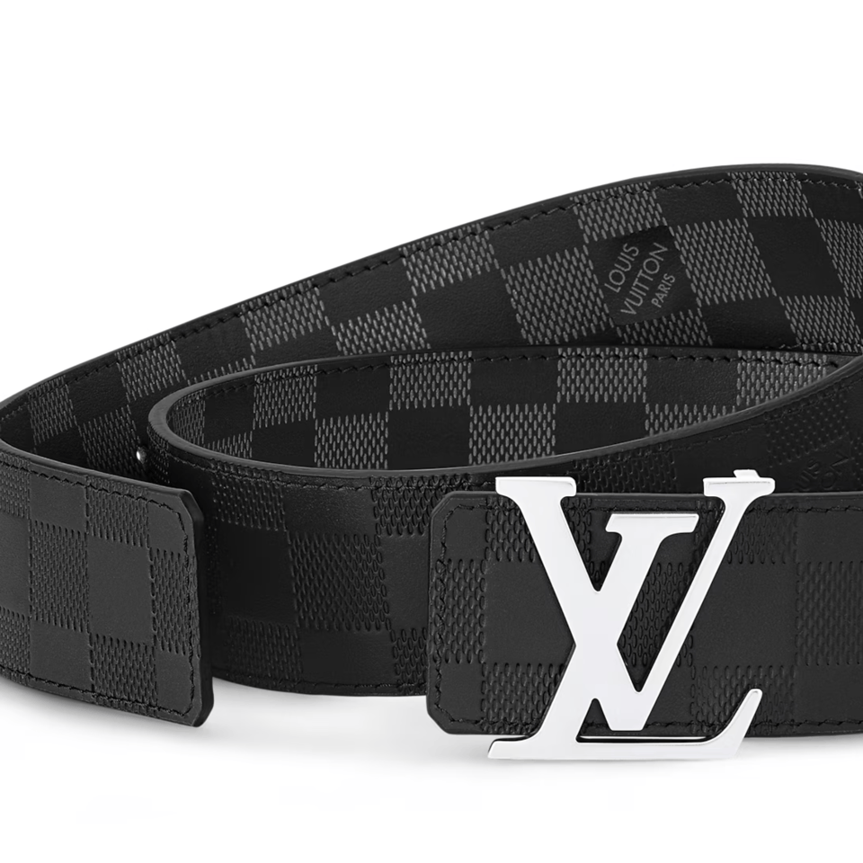 Louis Vuitton LV Silver Initiales 40mm Reversible Men Belt M0107T view 4