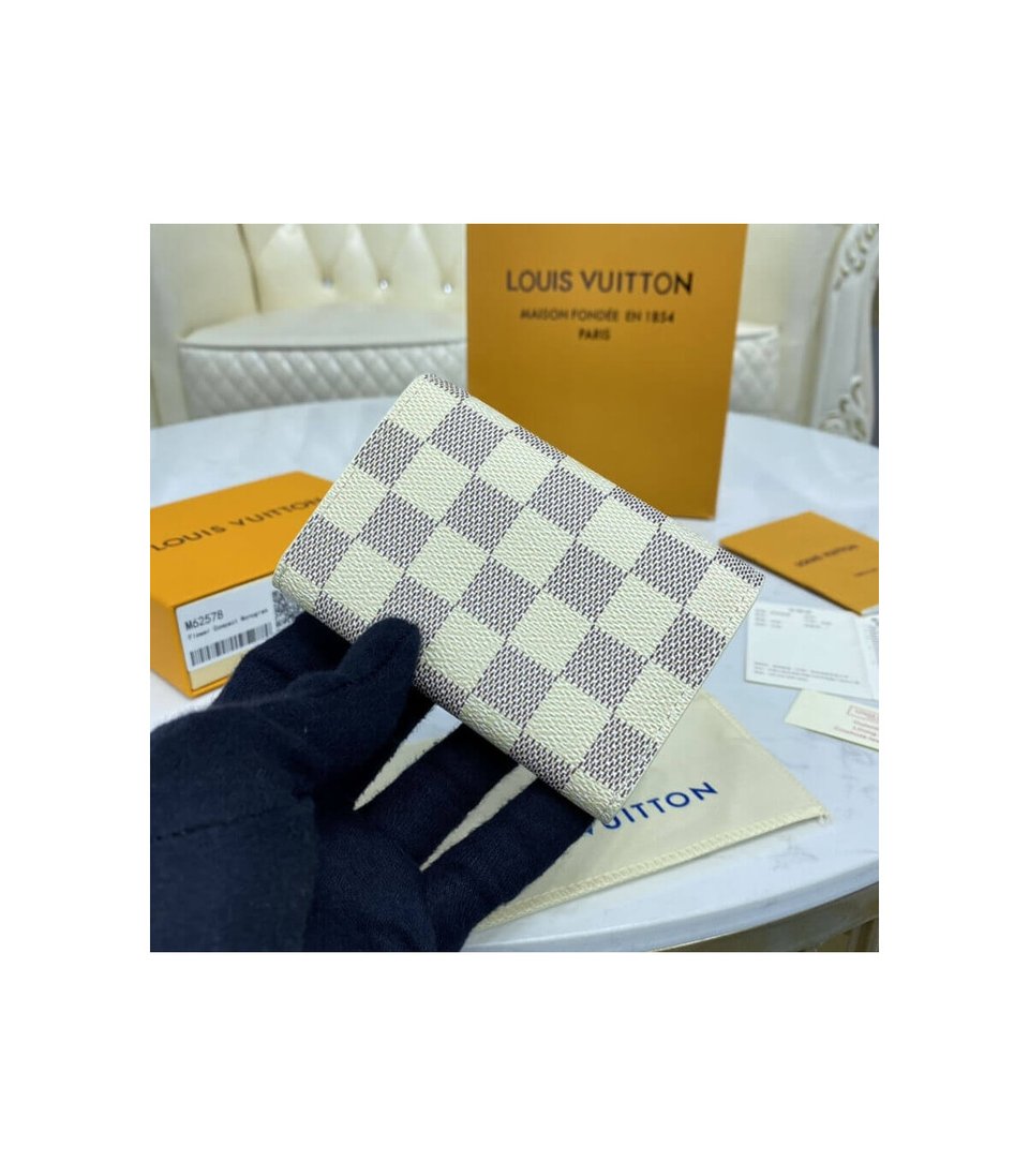 Louis Vuitton Damier Azur Rosalie Coin Purse view 4