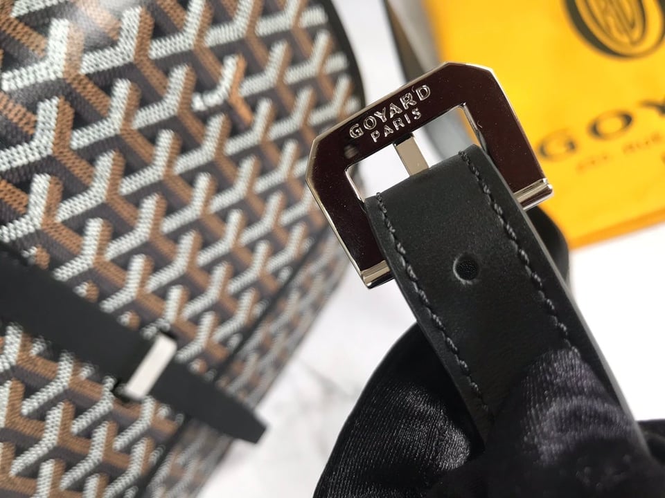 Goyard Belvedere Mm Bag 28Cm Black Canvas view 8