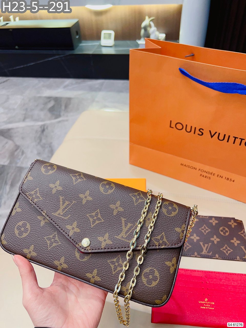 Louis Vuitton Set Of 3 Items Monogram Okinawa Blue 18Cm view 5