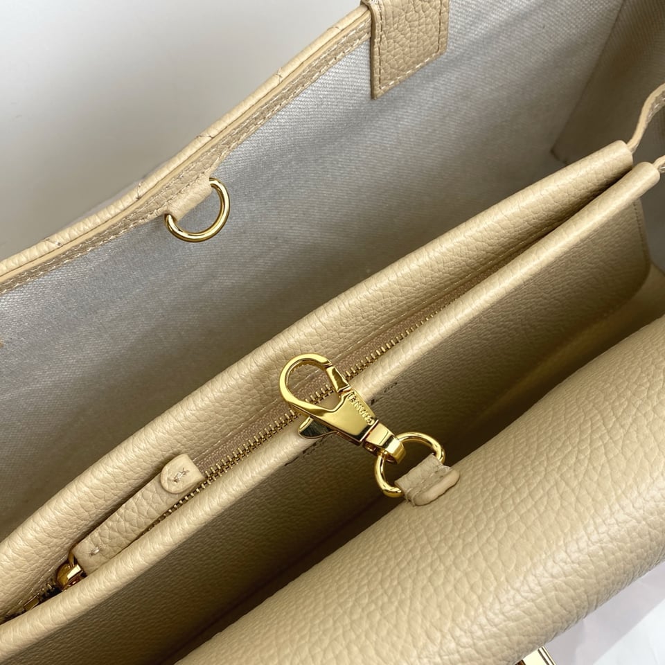 Chanel Urban Essential Tote Light Beige Caviar Gold Hardware 30cm/11.8in view 5