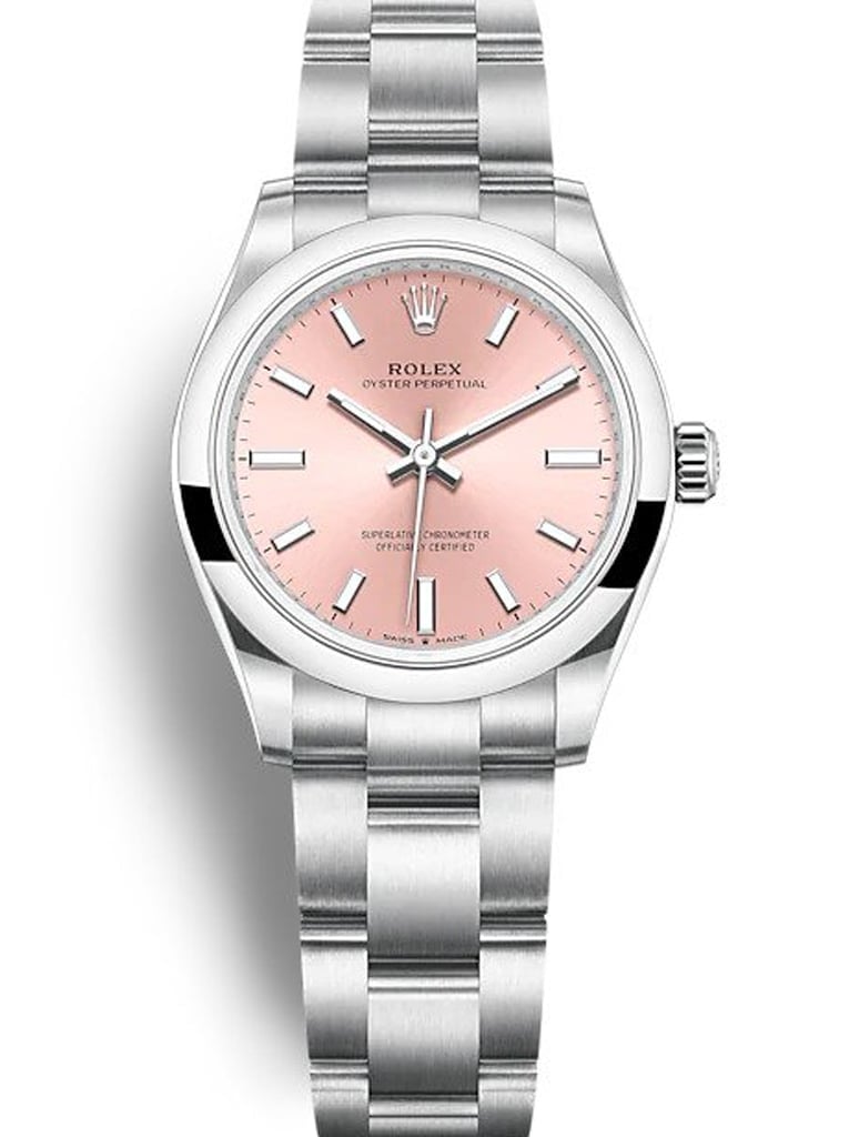Rolex Oyster Perpetual Lady 31mm Pink Dial 277200 view 2