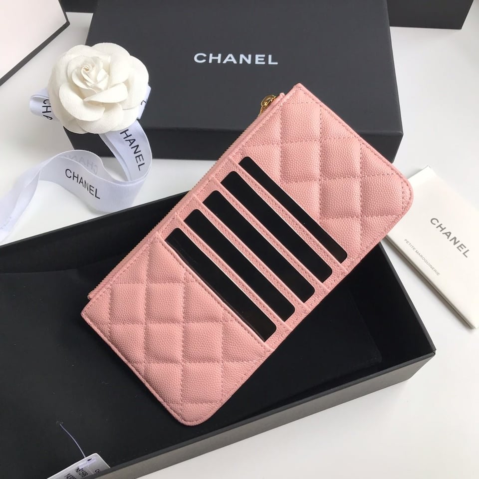 Chanel Mobile Purse 19.5 Peach Grained Calfskin Gold Icon view 10