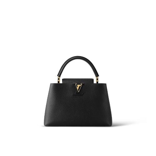 Louis Vuitton Capucines Mm Black