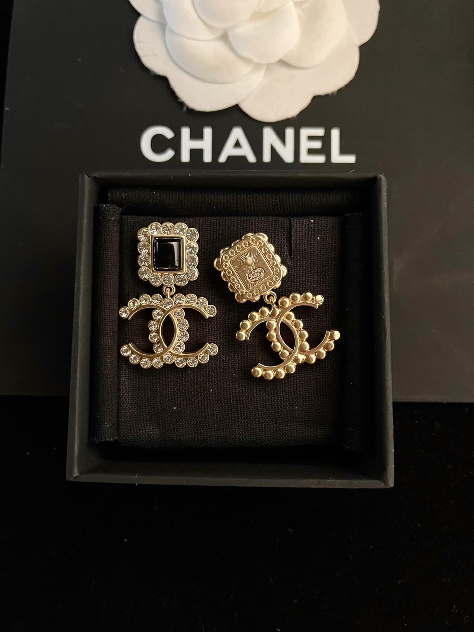 Chanel Cc Earrings view 5