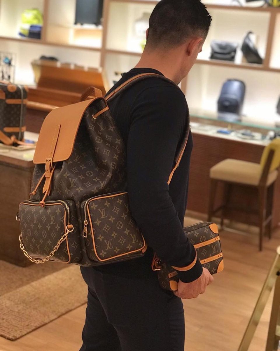 Louis Vuitton Backpack Monogram Brown 45Cm view 3