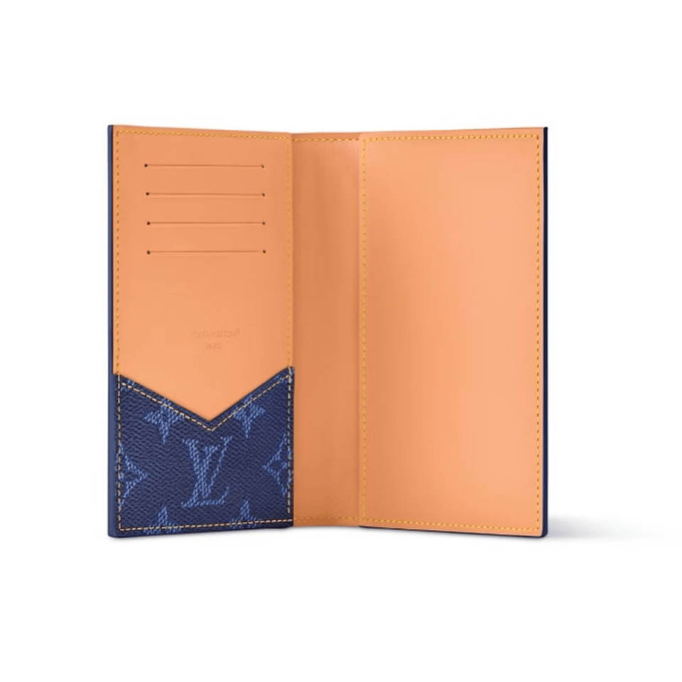 Louis Vuitton Passport Cover Ocean Blue 10cm view 5