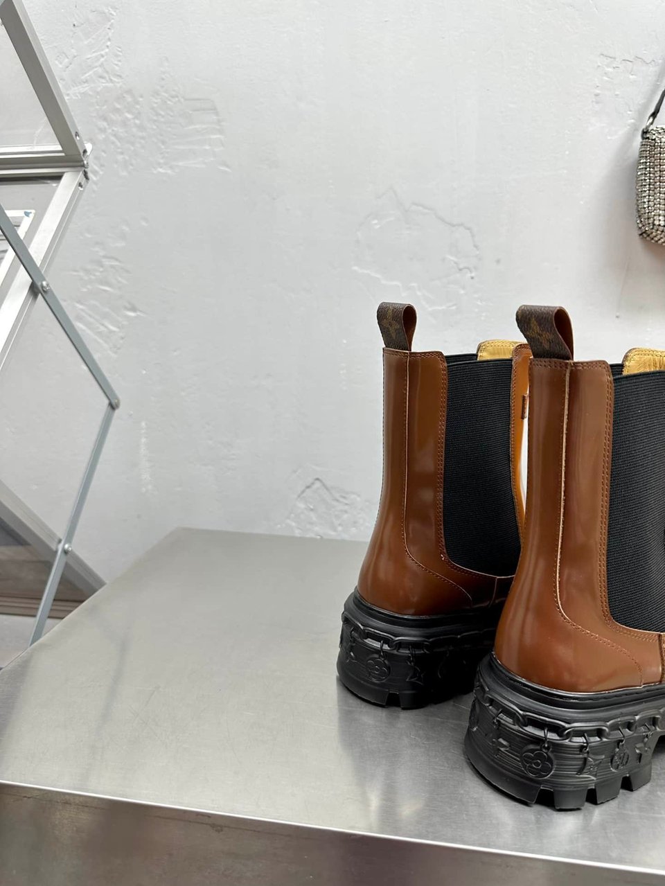 Louis Vuitton Lv Record Chelsea Boot Brown view 5