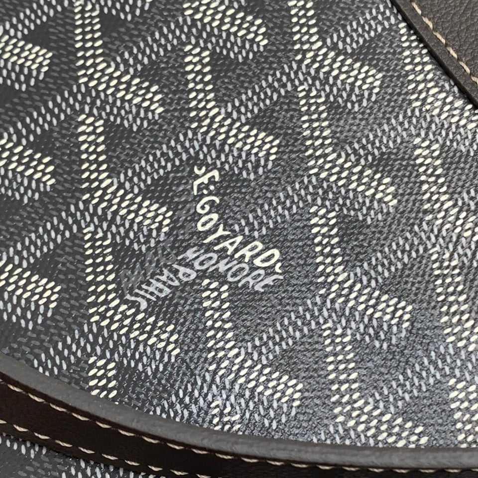 Goyard Hirondelle Bag – Bagistry Closet Grey 25cm view 11