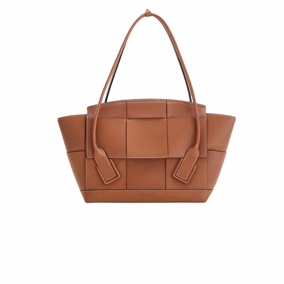 Bottega Veneta Arco Handbag Leather In Wood 20Cm