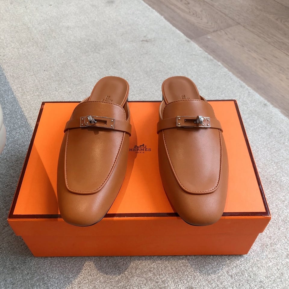 Hermes Oz Mule Brown view 10