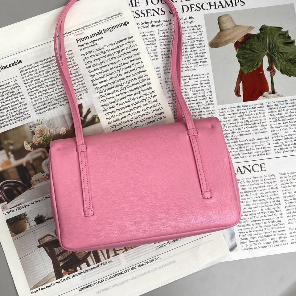 Chanel Clutch Pink Bag 17cm/6.7in view 3