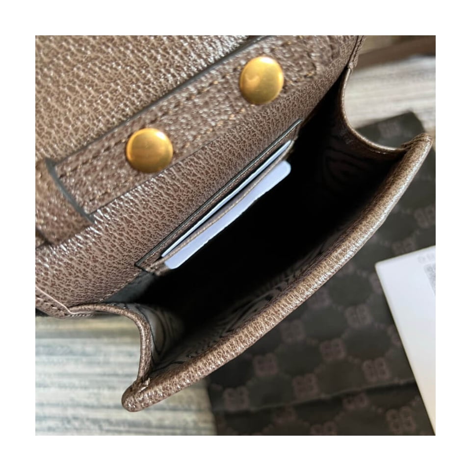 Balenciaga x Gucci Hacker Phone Bag Coffee view 9