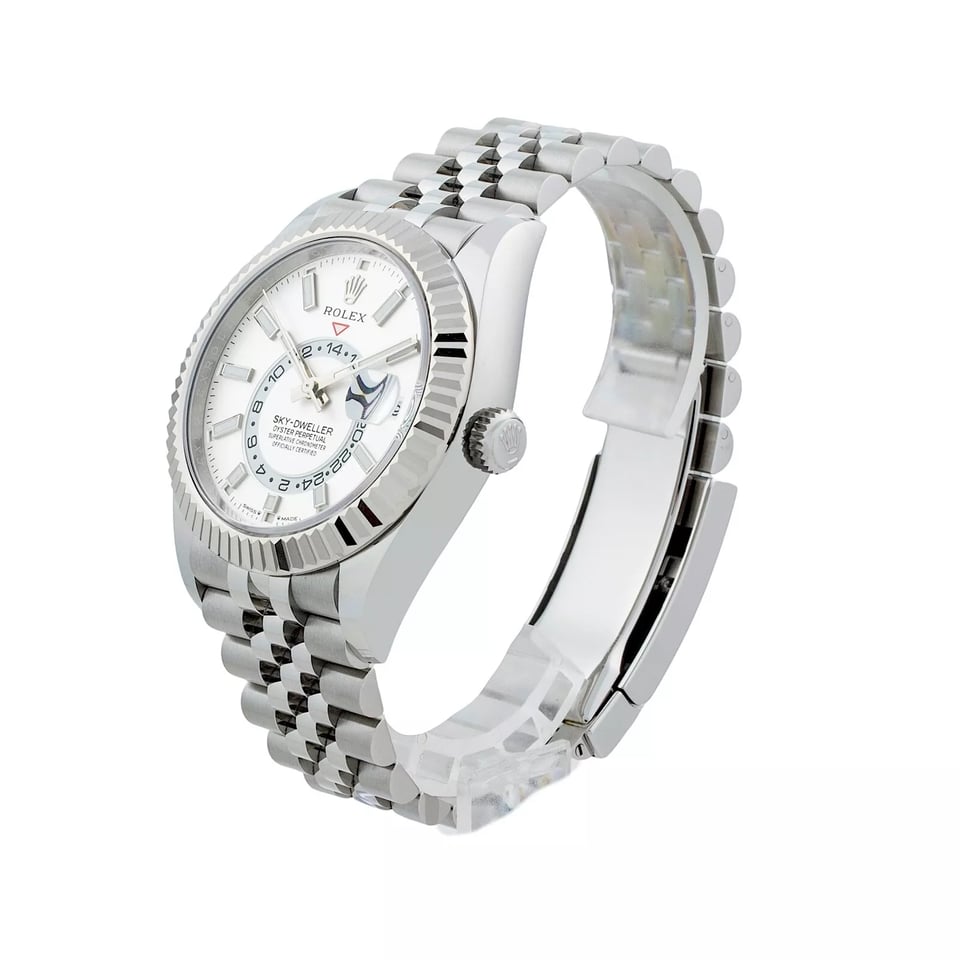 [Superclone] Rolex Sky-Dweller 42mm Intense White Dial Jubilee 336934 view 2