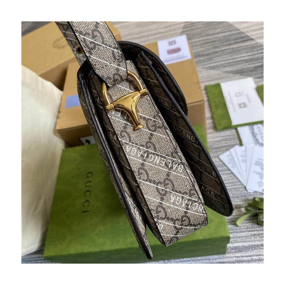 Gucci x Balenciaga Horsebit 1955 Shoulder Bag view 5