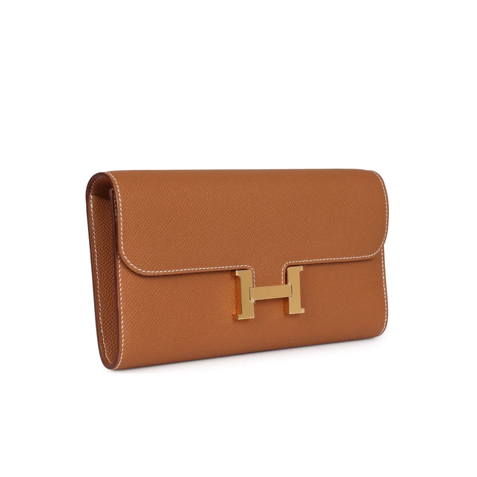 Hermes Constance To Go Wallet Gold 20cm view 5