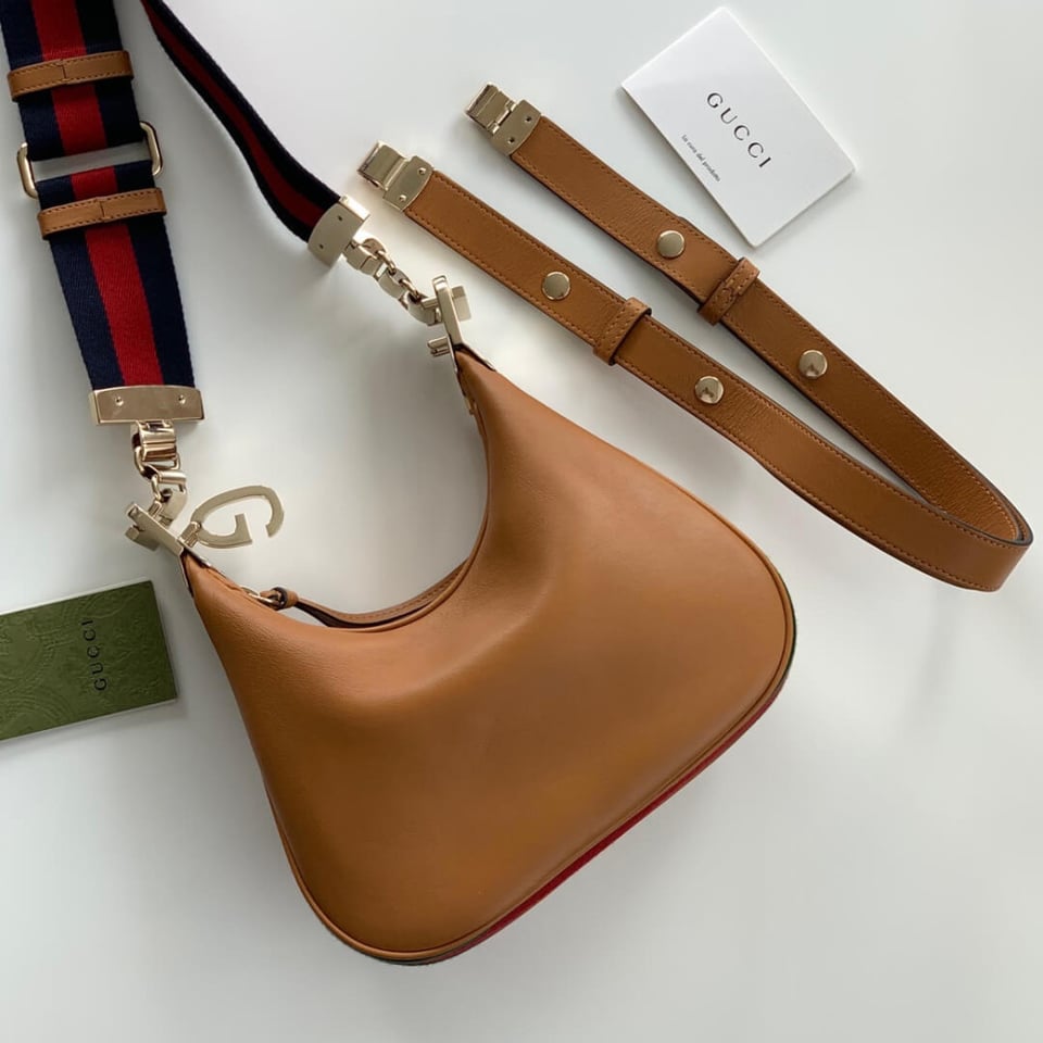 Gucci Brown Leather Attache Small Shoulder Bag 23cm view 6