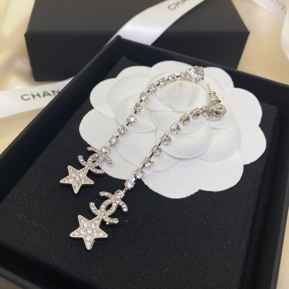 Chanel Cc Drop Earrings view 5