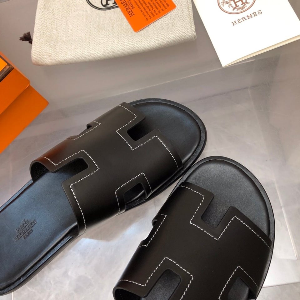 Hermes Izmir Sandal Black view 10