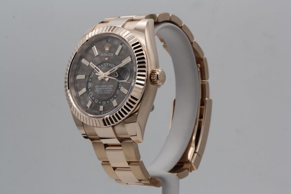 [Superclone] Rolex Sky-Dweller 42mm Chocolate Dial Oyster 326935 view 6