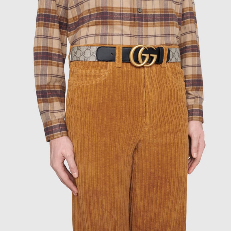 Gucci GG Belt With Double G Buckle 400593 view 6