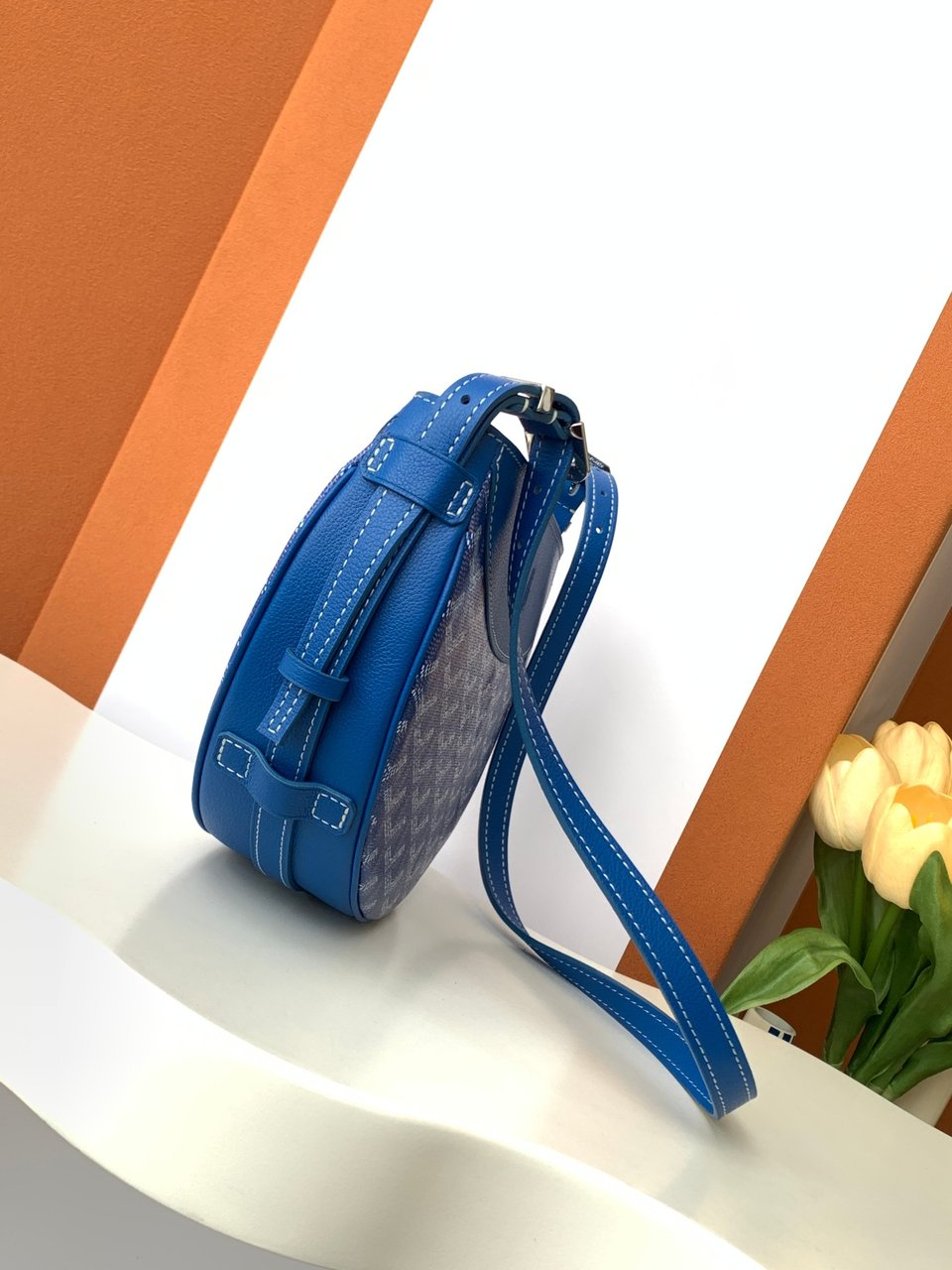 Goyard Hirondelle Bag – Bagistry Closet Blue 25cm view 4