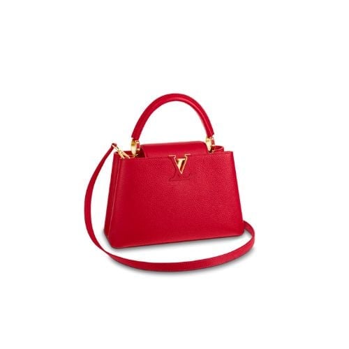 Louis Vuitton Capucines Mm Scarlet Red 27Cm view 2