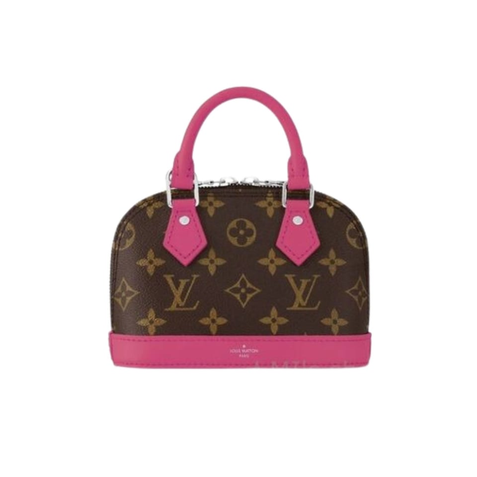 Louis Vuitton Mini Alma Monogram Canvas Mix With Pink 18Cm M83206 view 2