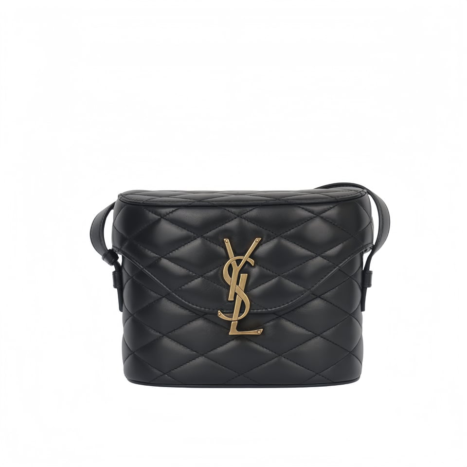 Saint Laurent Women’S June Box Bag Black 19Cm