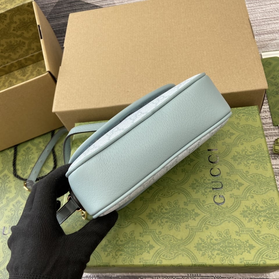 Gucci Monogram Textured Dollar Mini Ophidia view 8