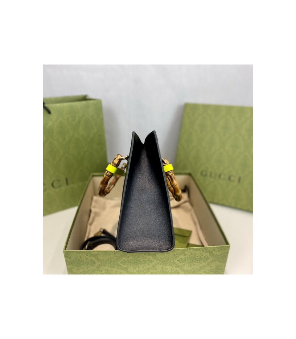 Gucci Diana Small Tote Bag Black view 16