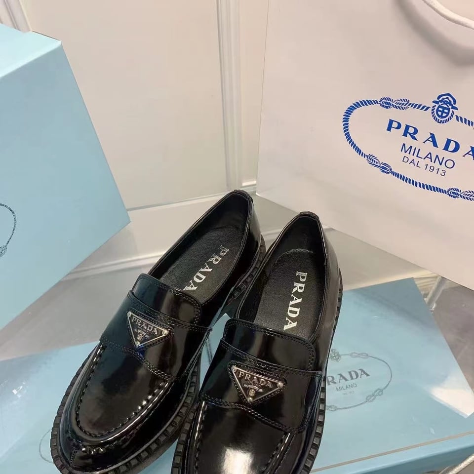 Prada Patent Leather Loafers Black 1D902M069F0002F025 view 8