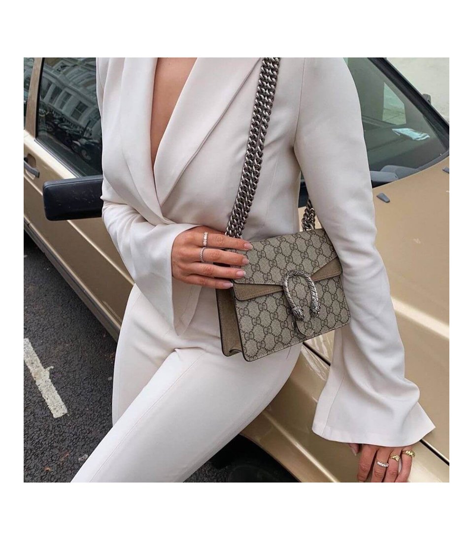 Gucci Dionysus GG Supreme Mini Bag Apricot view 5