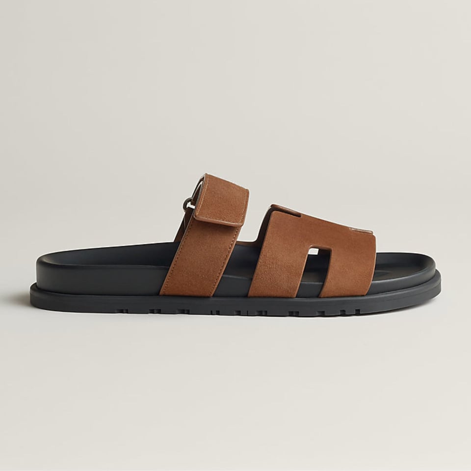 Hermes Chypre Sandal Brun Fumé Color Goatskin H222856ZHE5390 view 3