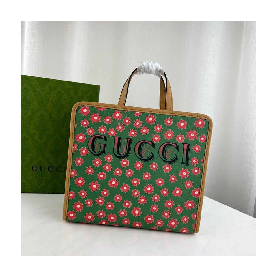 Gucci Kitten Print Tote Bag view 4