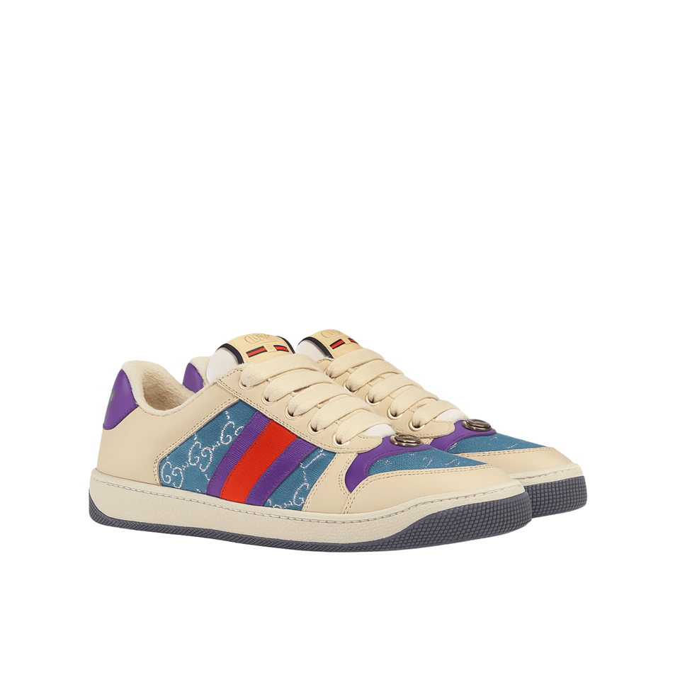 Gucci Wmns Screener Blue Gg Lam? 577684 2C830 4690 view 2