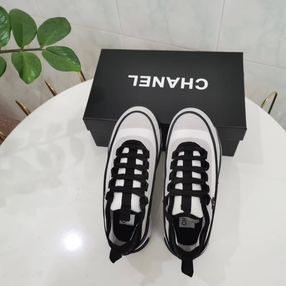 Chanel Women’S Suede Sneaker White G39070 Y56144 0Q241 view 10