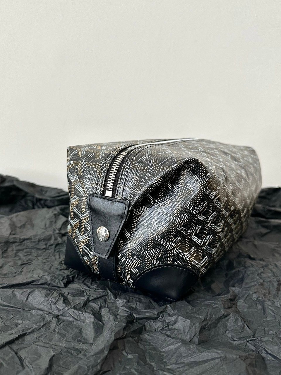 Goyard Goya Cosmetic Bag 24Cm Black Canvas view 4