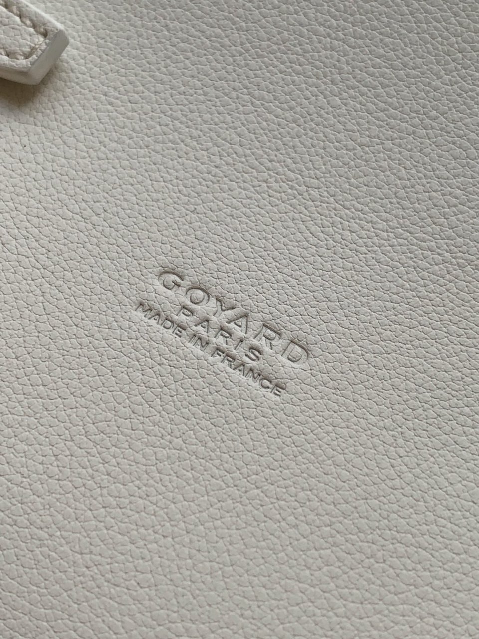 Goyard Chypre Wallet-Pouch 21cm White Goyardine Canvas And Calfskin view 8