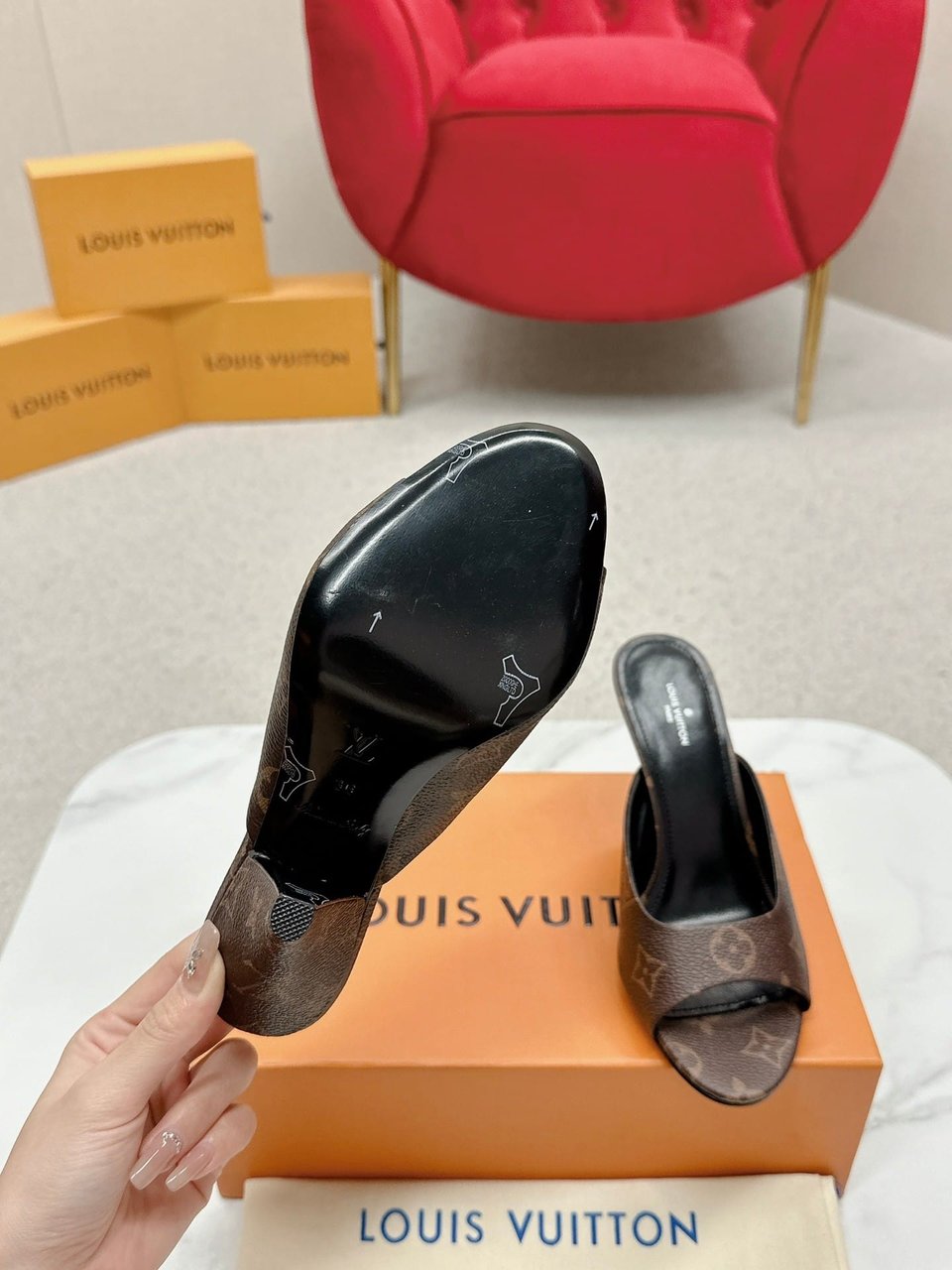 Louis Vuitton Super Mule Monogram Canvas view 4