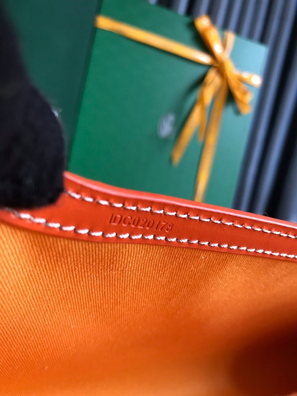 Goyard Monte-Carlo Pm Clutch 25cm Orange Goyardine Canvas view 10